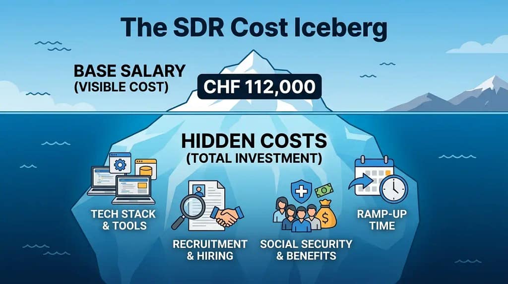 Cold Calling Costs in Switzerland: The True Cost of an In-House SDR