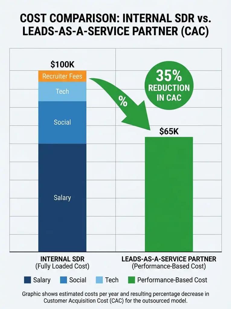 Outsourced vs. In-House Lead Gen Cost Comparison